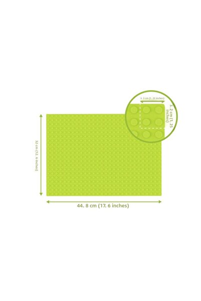 Hubelino Base Plate 28x20 (LIGHT GREEN)