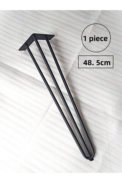 DEMONTEPARK 1 bucată-48,5 cm picior metalic pentru ac de păr, picior pentru masă de cafea, picior pentru masă de cafea