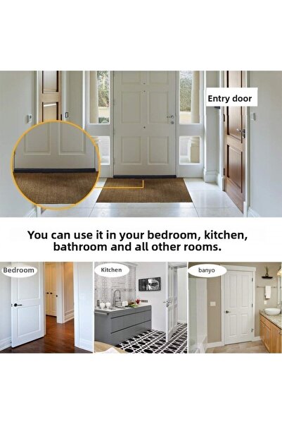 AnkaWood Anti-vânt sub ușă cu două fețe - 3 buc