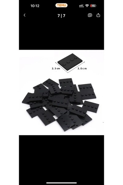 marimari 30Pcs Mini Figure Compatible Base Plate