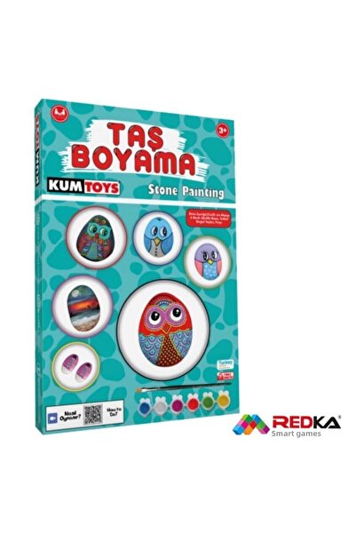 Redka Akıl Oyunları مجموعة طلاء الحجر Kumtoys (رسم الحجر)