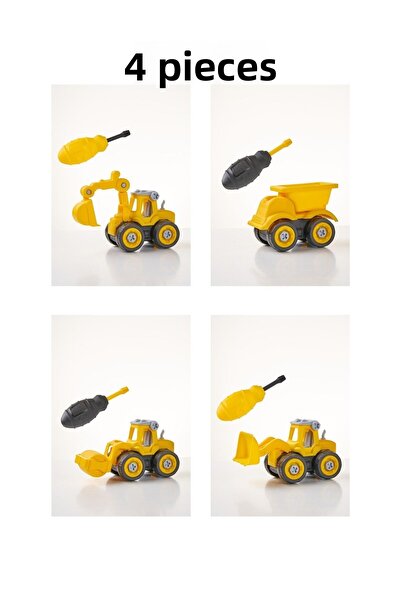 babysch Educational Disassembly Plug Work Machines (4 Pieces)