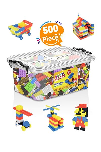 p parti oyunevi مكعبات مضحكة مايكرو بلوك 500 قطعة مكعبات بناء بلاستيكية