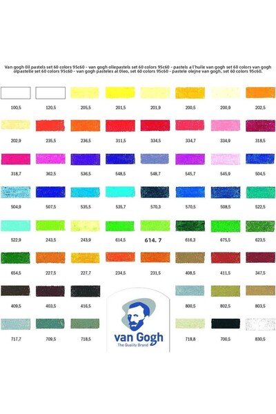 Talens Van Gogh Oil Pastel Paint Set of 60 / 95860060