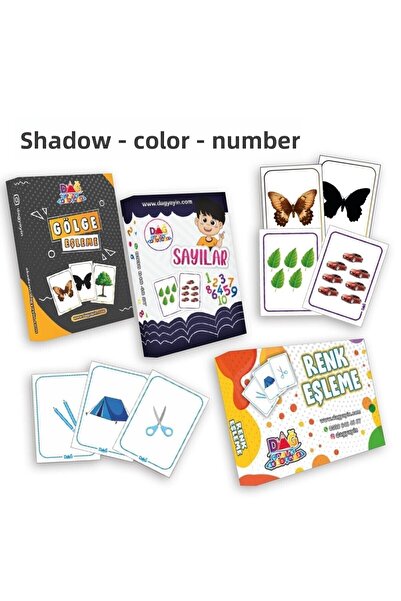 Dağ Yayıncılık مطابقة الظل - مطابقة الألوان - الأرقام