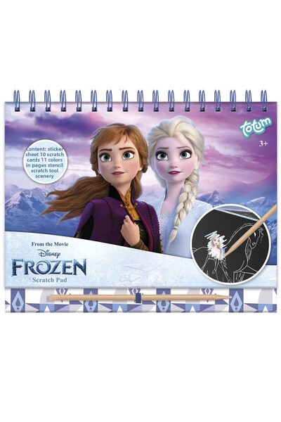 Totum Комплект за оцветяване и драскане на Disney Frozen