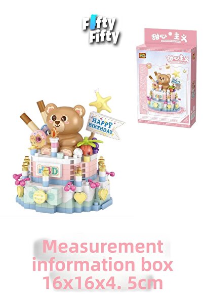 Vagonlife Loz Micro Block Series Cute Cake 370 Pieces Toy Building Set Fflz-8807