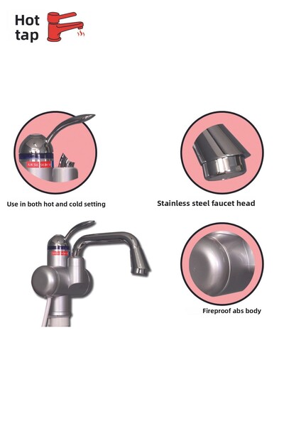 Sıcak Musluk Electric Thermal Water Heater Faucet - Instant Water Heater