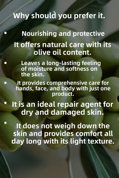 Naturix كريم مرطب بزيت الزيتون 250 مل - لوشن مغذي لليدين والوجه والجسم للبشرة الحساسة