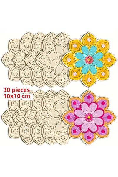 birlazer 30x لوحة خشبية ماندالا للتطوير الذاتي للأطفال، نشاط تطوير الطفل