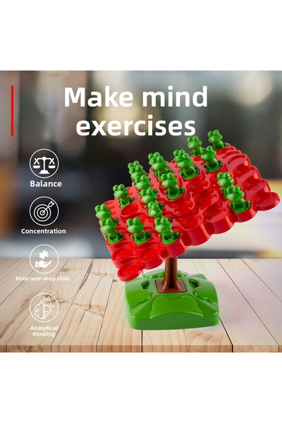 ThinkMaster Frog Balance Parent Child Interaction Game Educational Toy Frog Tree Balance Game