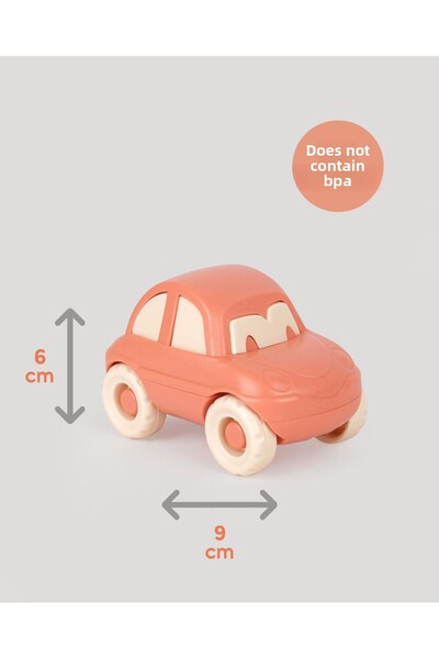 lets be child Tiny Vehicles - Cute Car-Salmon