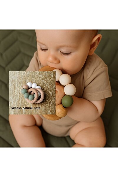 La Flore Mellifere Food Grade Silicone Baby Teether – Safe, Bpa-Free and Ergonomic Design