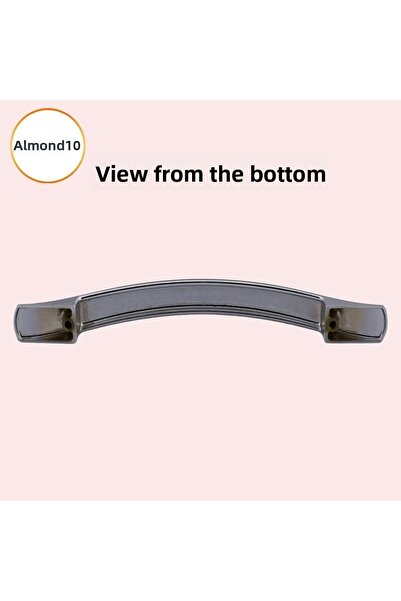 Badem10 Elif Metal Chrome Furniture - 192 mm x 19,2 cm Dulap și mânere pentru sertar de bucătărie