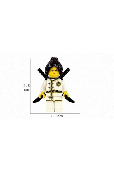 ttoysworld مجموعة شخصيات صغيرة متوافقة مع Ninjago مكونة من 8 قطع من Lego للموسم الجديد Ninja Go