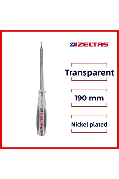 İzeltaş Control Pen 190 mm – Safe and Sensitive Measurement Pen for Electrical Current Testing