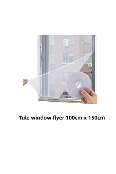 Leva House Plasa de protecție pentru ferestre cu prindere cu velcro 100*150 cm