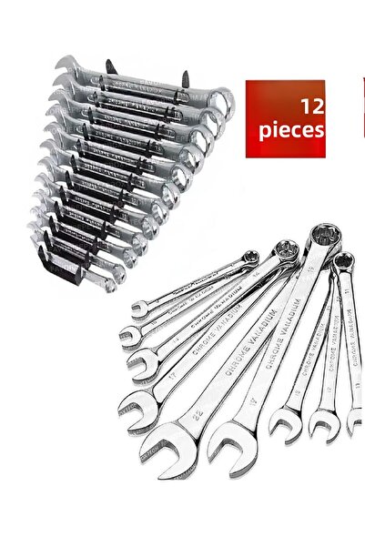 DewKA Gk Tools 12 Piece Combined Wrench Kit 12 Li Flat-Star 6 X 22 mm