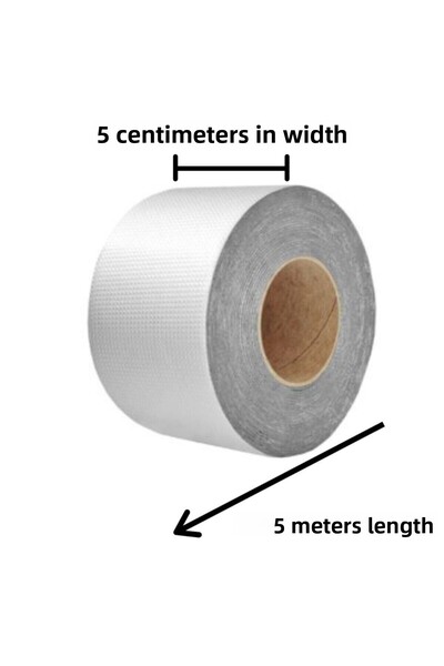 Hangora BUFFER® High Temperature Resistant Waterproof Roof Pipe Wall Crack Repair Adhesive Tape Foil 5 cm