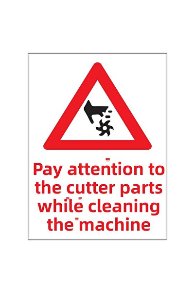 Lucena العناية بآلات المعادن النظيفة بالجزء القاطع 15 سم × 20 سم تحويل علامة ...