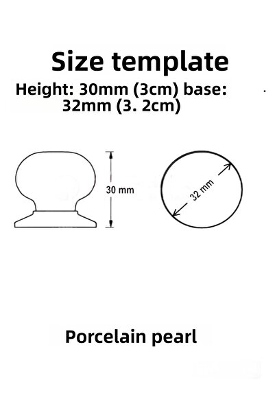 Porcellana Perla Handcrafted Porcelain Handle Cabinet Drawer Furniture Kitchen Child Handle Ruby Button-Green-Gold-Stk1223