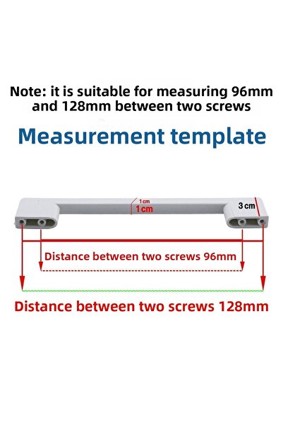 Badem10 (ΣΚΛΗΡΟ ΠΛΑΣΤΙΚΟ) Λευκό Έπιπλο Συρτάρι Κουζίνας 10 Τεμάχια 128 mm