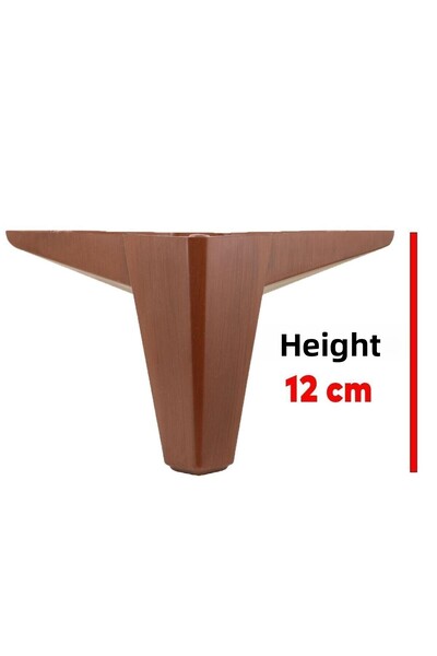 Badem10 Set de 20 de mobilier de lux din cedru Fotoliu Canapea Unitate TV Suport picior 12 cm Model din lemn Picioare