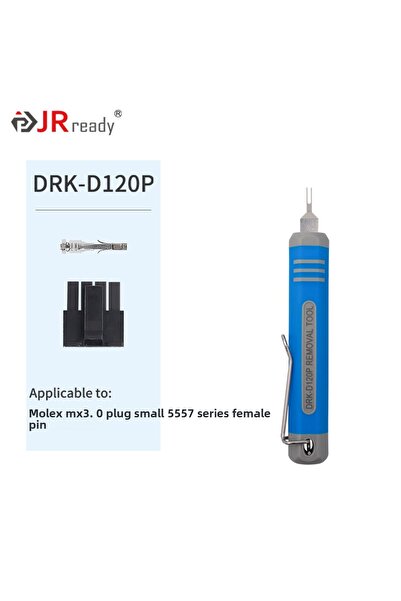 Choice مجموعة أدوات إزالة دبوس الموصل الكهربائي JRready DRK-D120P، تتضمن أداة...