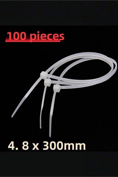 OEM ربطة كابل 100 قطعة مشبك كابل بلاستيك 4,8 × 300 مم