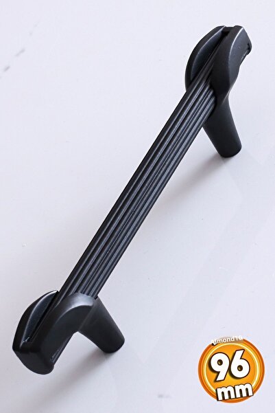 Badem10 Duru (PREMIUM) 96 мм Черна метална мебел Кухненски шкаф с чекмеджета ...