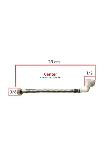 NKP وصلة خزان مرنة برأس بلاستيكي مرن 1/2 خرطوم توصيل سبرال