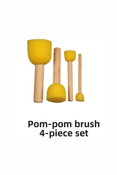 Sculpshopp فرشاة بومبوم مقاس 4