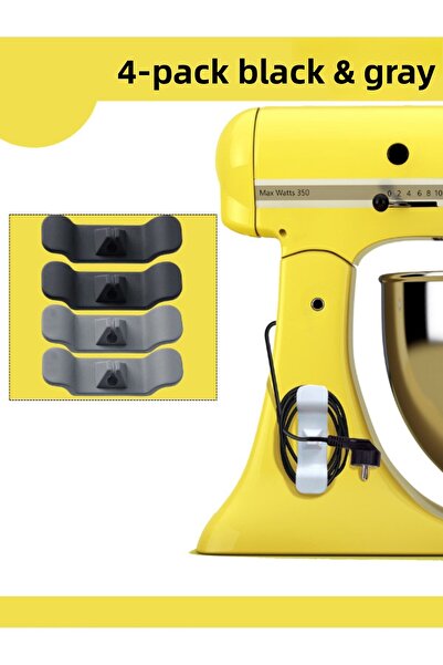 UQMO - منظم سلك مكون من 4 قطع، حامل سلك، منظم سلك، منظم سلك، مثبت سلك