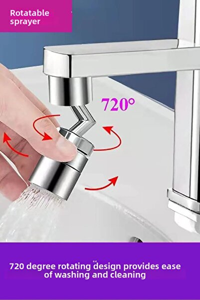 Breen Rotatable Water Saving Faucet Spout Head Faucet Head with Mounting Equipment Compatible with All Faucet Types