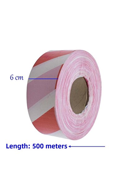 Badem10 شريط أمان تحذير تحذيري شريط تحذيري 500 متر عرض الشريط 6 سنتيمتر موقع حادث البناء موقف السيارات السكنية