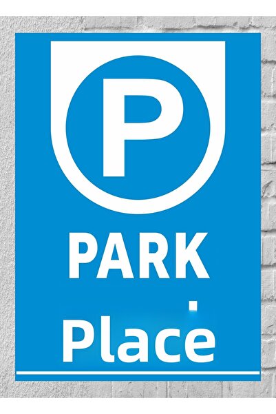 zafrakreklam Parking Place Sign Board 24X34 cm Pvc Board