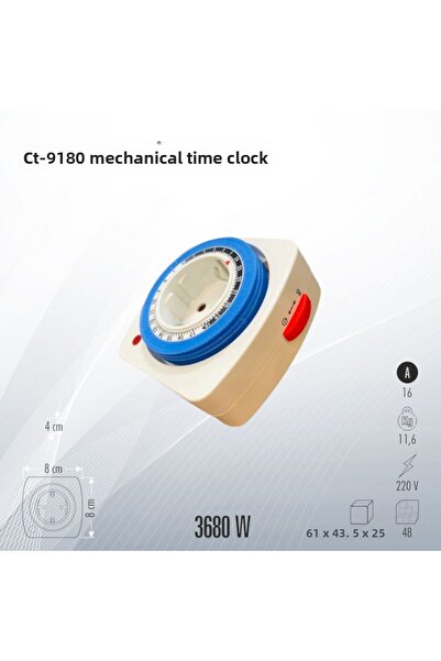 Cata Time Adjustable Mechanical Socket Ct 9180 1 Piece
