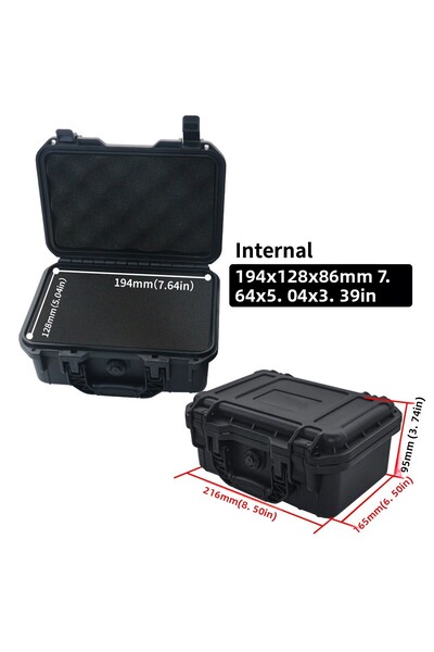 Choice 1pc Portable Plastic Protective Safety Tool Box, Waterproof Anti-fall ...