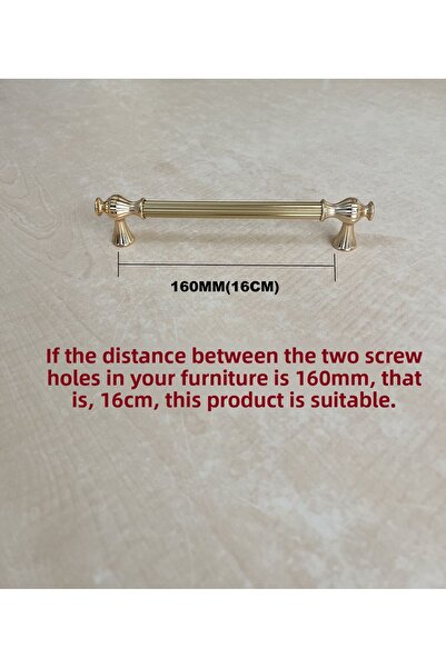 HOMDEP 160mm 662Model Mobilier Bucătărie Sertar Dulap Mâner Dulap Mâner Mâner 10 buc Aur