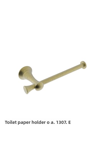 Duxxa Art Deluxe Antique Yellow Toilet Paper Holder Without Cover A.1307.e