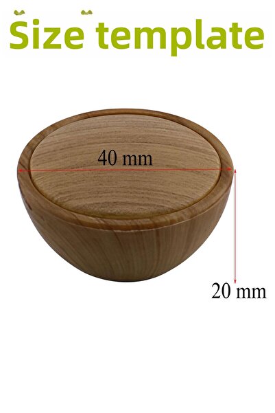 Badem10 Πιάνο Πολυμερές Κουμπί Έπιπλα Καρυδιά Συρτάρι Ντουλάπα Κουζίνας Λαβή Ντουλάπας Λαβές 5 τμχ