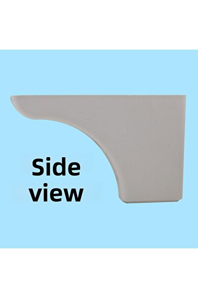 Badem10 Set of 20 Rose Luxury Furniture Sofa Sofa Tv Unit Support Leg 10 cm White Legs