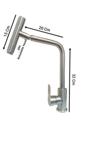 EVYEPA Fleko Telescopic Sink Kitchen Faucet (HOT COLD INLET, BRASS Material)