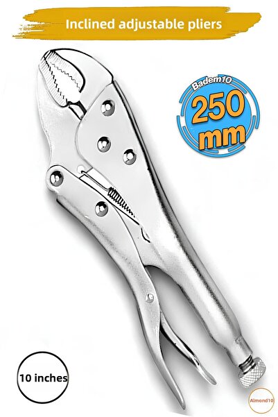 Badem10 10" Inch Bevel Adjustable Metal Steel Plier Suitable for Fields