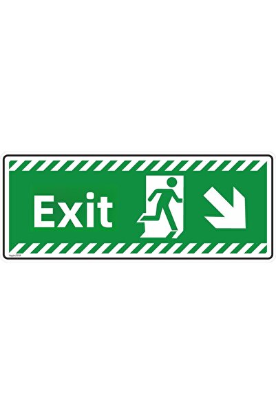 isgtabelam 30×12 سم/ 5 قطع مركب فسفوري/ سهم خارجي يمين سفلي/ 30×12 سم