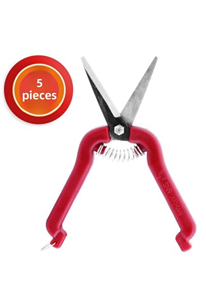 Telvesse 5 ножици за подрязване на лозя Akman Citrus Grape Vine с прави остриета, 18 cm