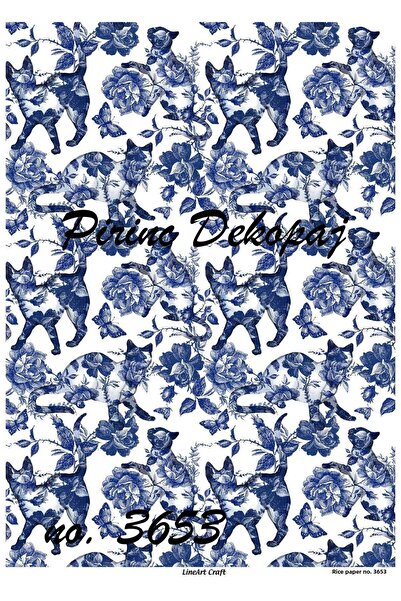 LİNEART ورق ديكوباج نحاسي Lineart رقم: L3653 - 29x42 سم