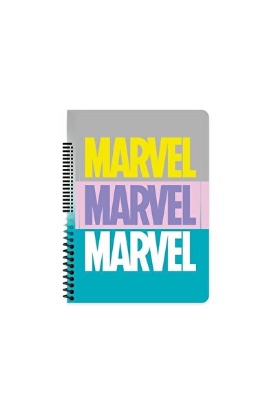 KESKİN COLOR 16x22 εκ. Χωρίς επένδυση Marvel χαρτοκιβώτιο με κάλυμμα σε δακτύλιο Σημειωματάριο 80 φύλλων 60 γρ. Λευκή σελίδα