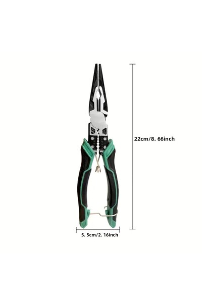 Choice1 كماشة إبرة 1 متعددة الوظائف، قاطع أسلاك من سبائك معدنية شديدة التحمل،...