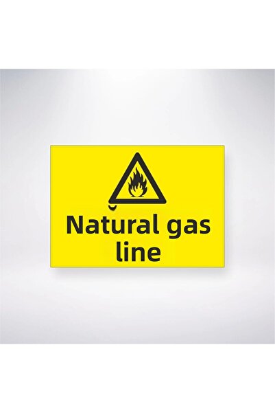 Reysa Tasarım ملصق خط الغاز الطبيعي 20×28 سم